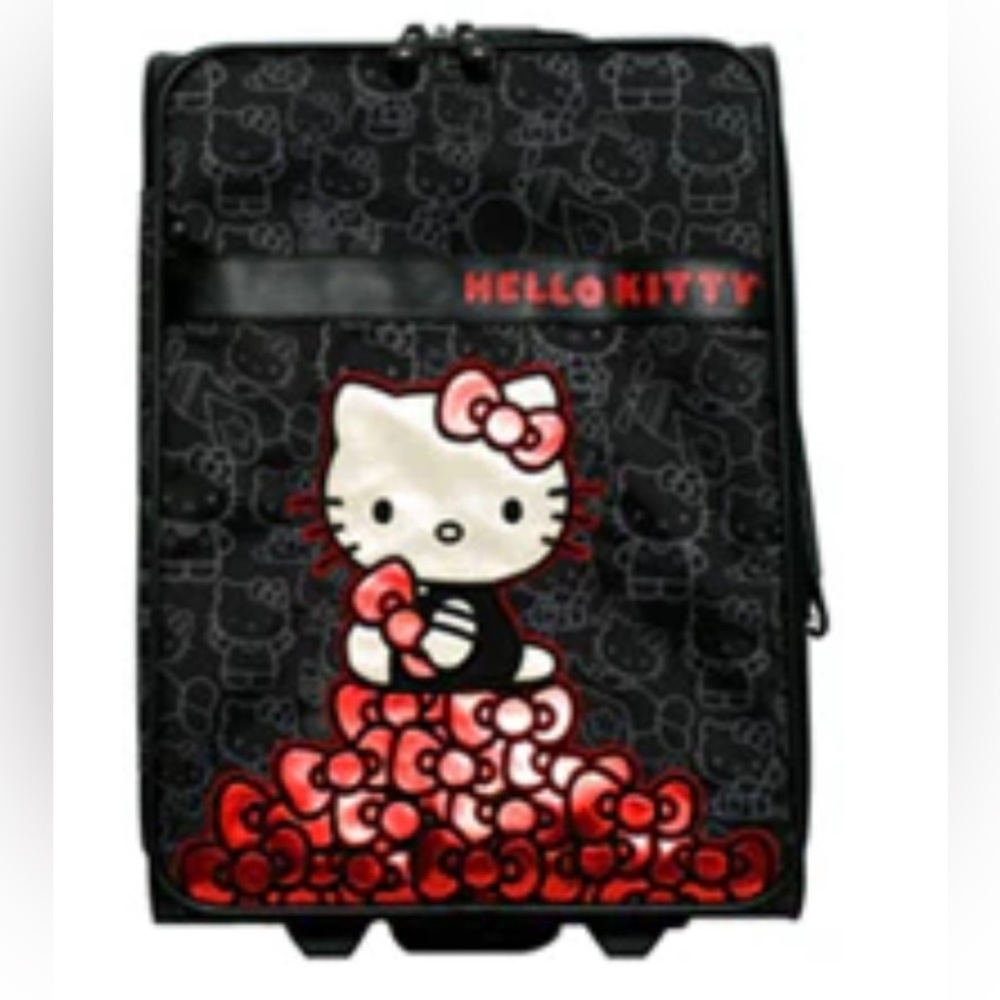 Rare Y2K Loungefly Sanrio Hello Kitty carry on Luggage